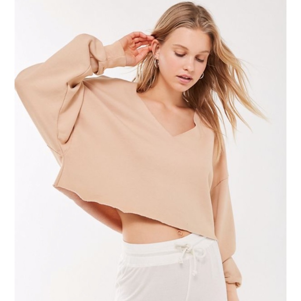 Nude color sweater